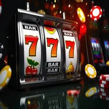 Giao diện game slot video với nhiều cuộn và biểu tượng đặc biệt